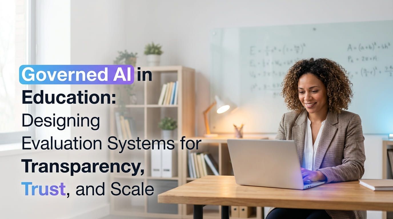 Governed AI evaluation workflow for public education systems - CrazyGoldFish AI-powered educational assessment platform