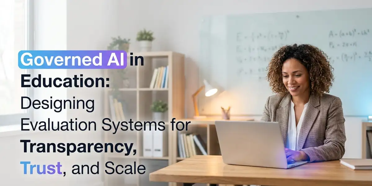 Governed AI evaluation workflow for public education systems - CrazyGoldFish AI-powered educational assessment platform
