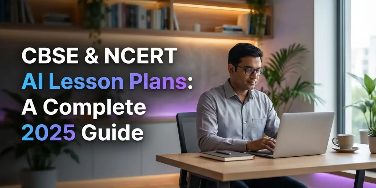 Screenshot of CGF’s AI Lesson Plan Builder showcasing CBSE-aligned lesson generation for Indian classrooms - CrazyGoldFish AI-powered educational assessment platform