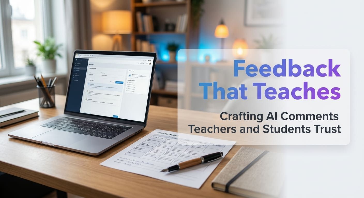 AI feedback that builds teacher and student trust - CrazyGoldFish AI-powered educational assessment platform